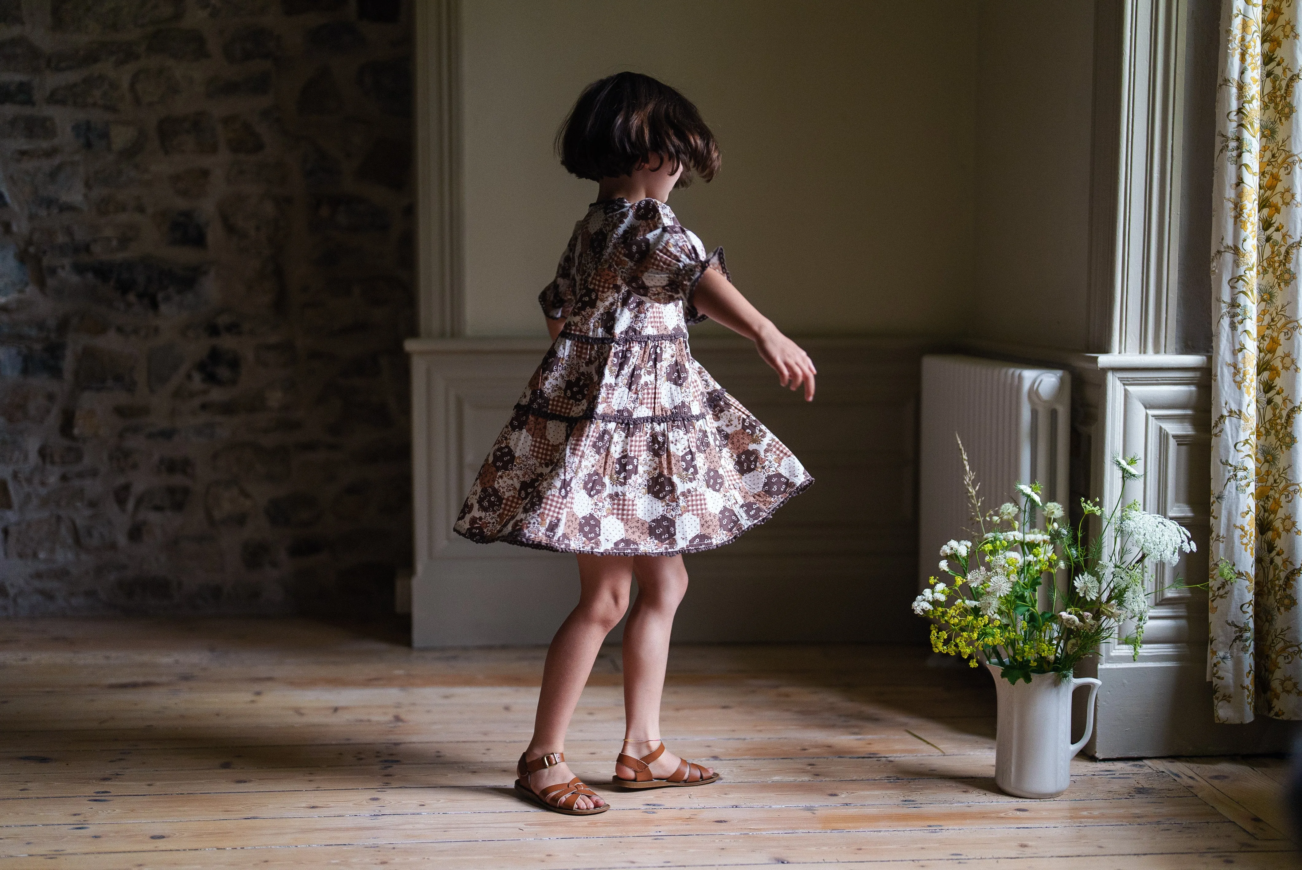 Esme Dress - Patchwork Print