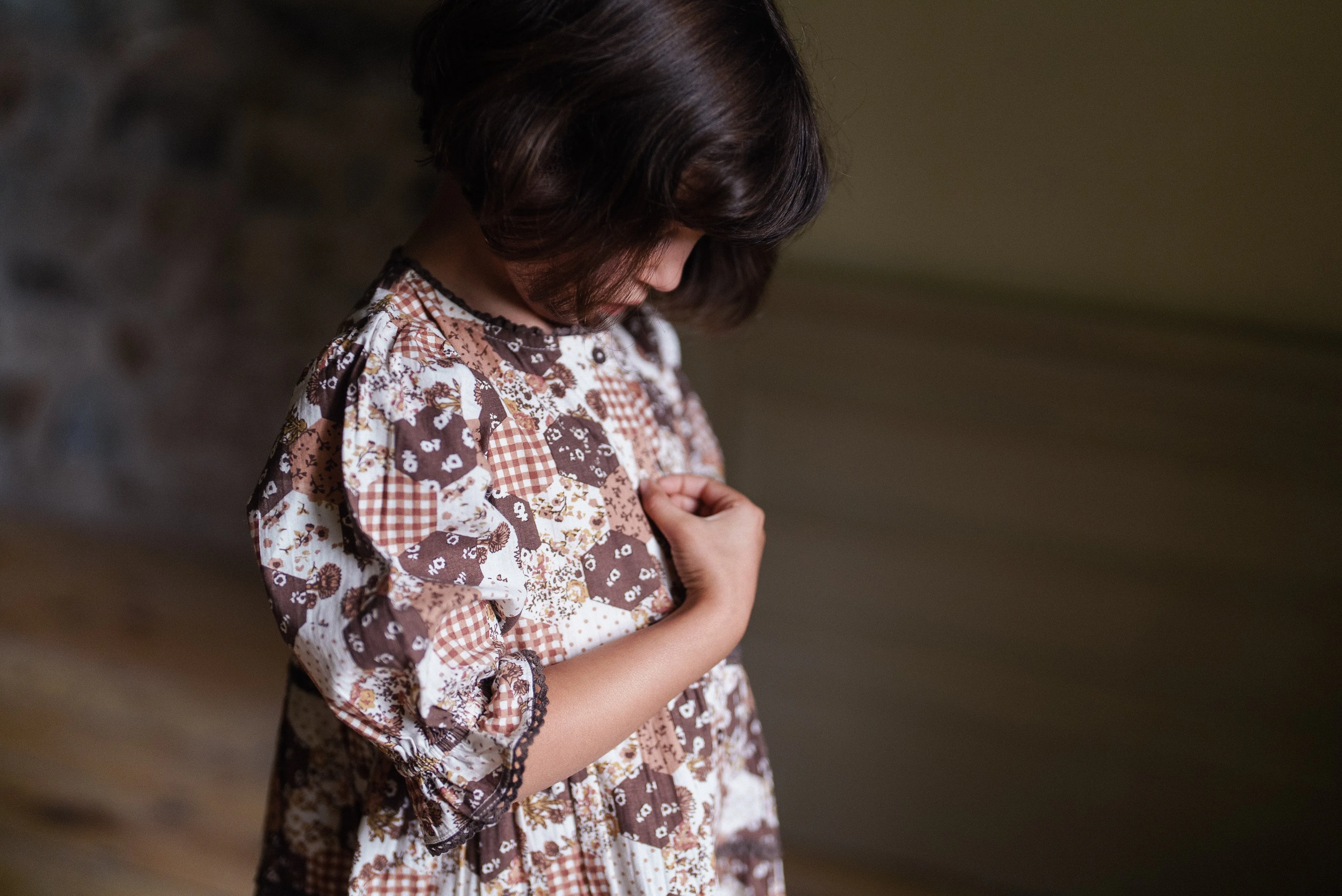 Esme Dress - Patchwork Print