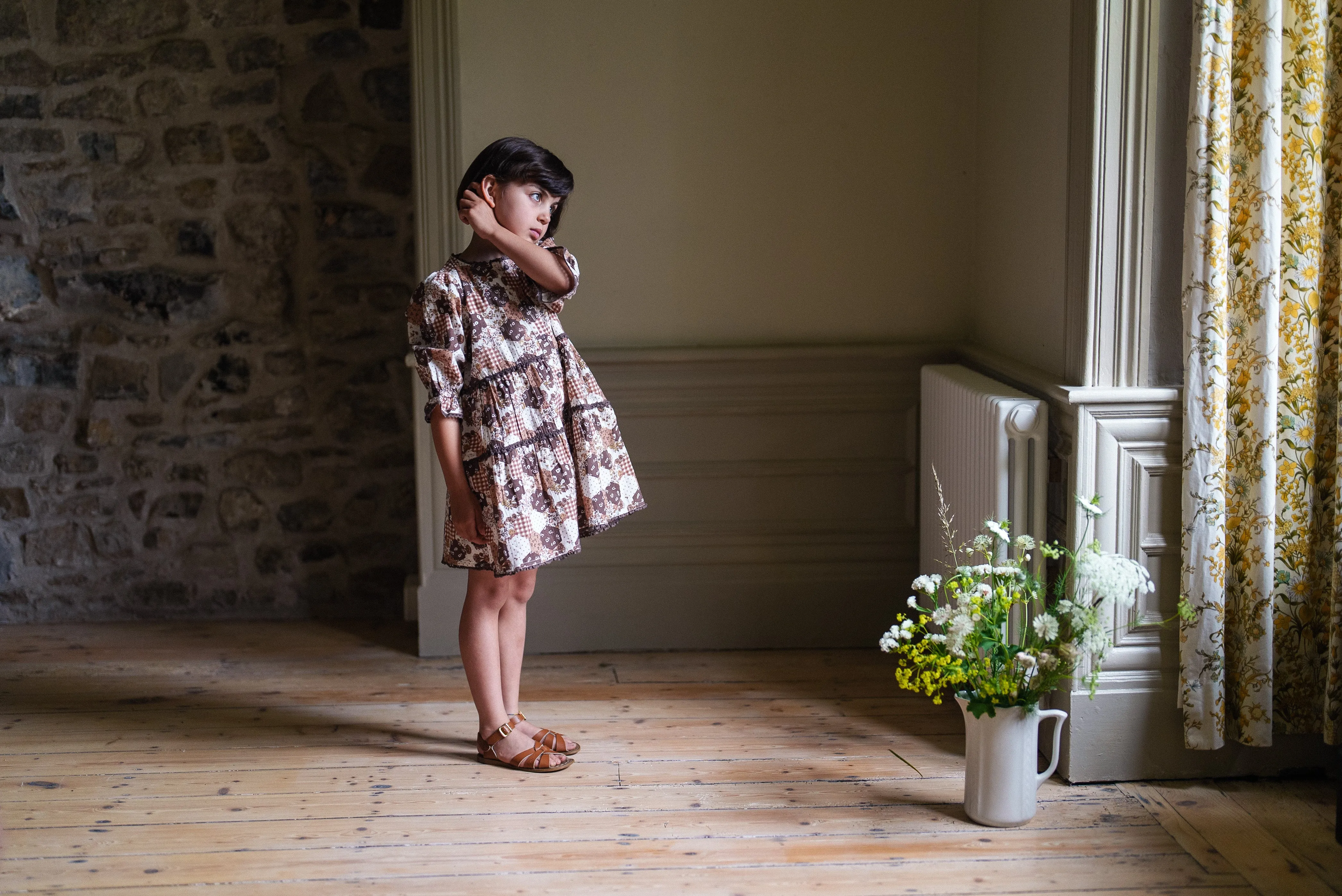 Esme Dress - Patchwork Print