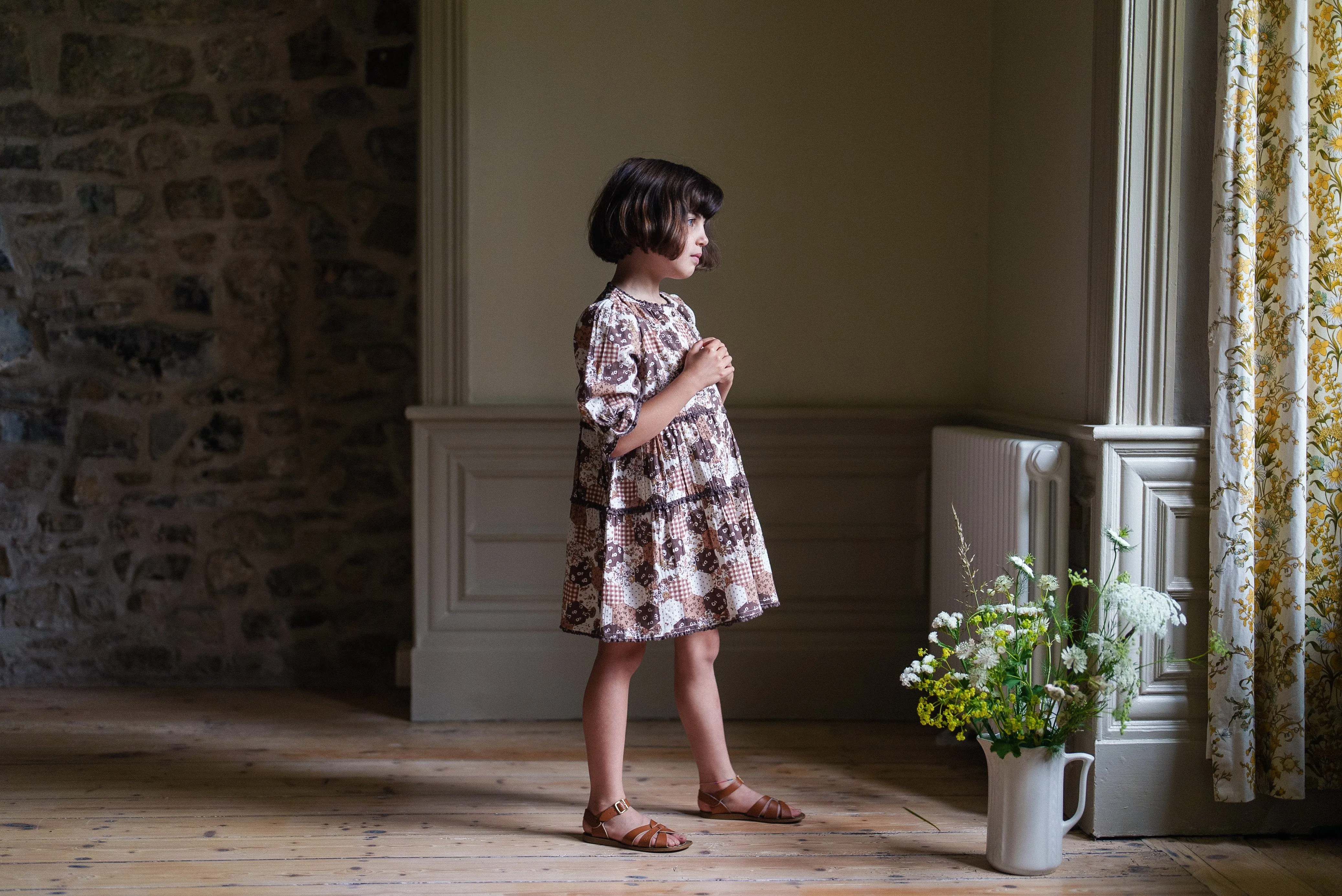 Esme Dress - Patchwork Print