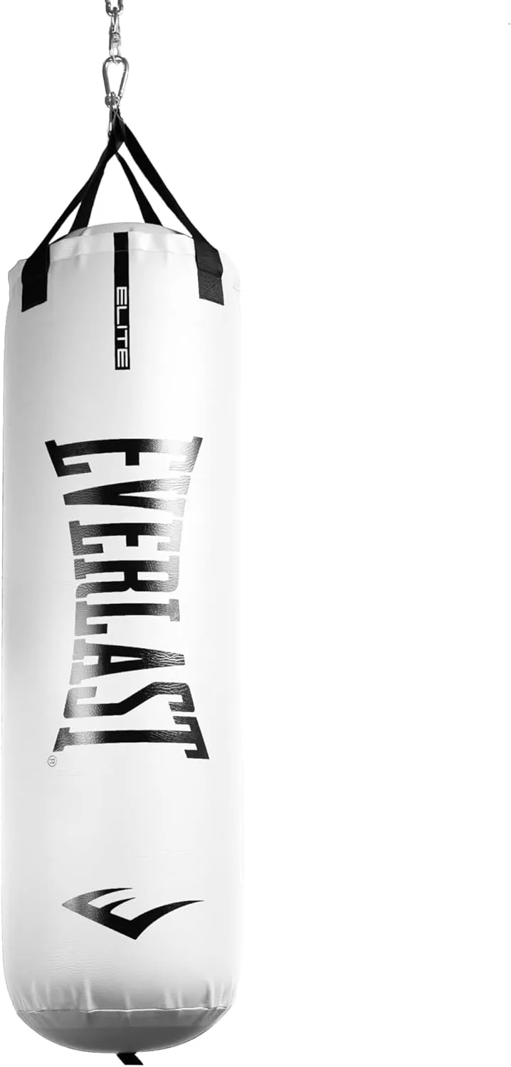 Everlast Elite 2 & Prime Punching Bag – Durable PVC Boxing Bag & Equipment for MMA, Kickboxing, Muay Thai, Home Gym Training