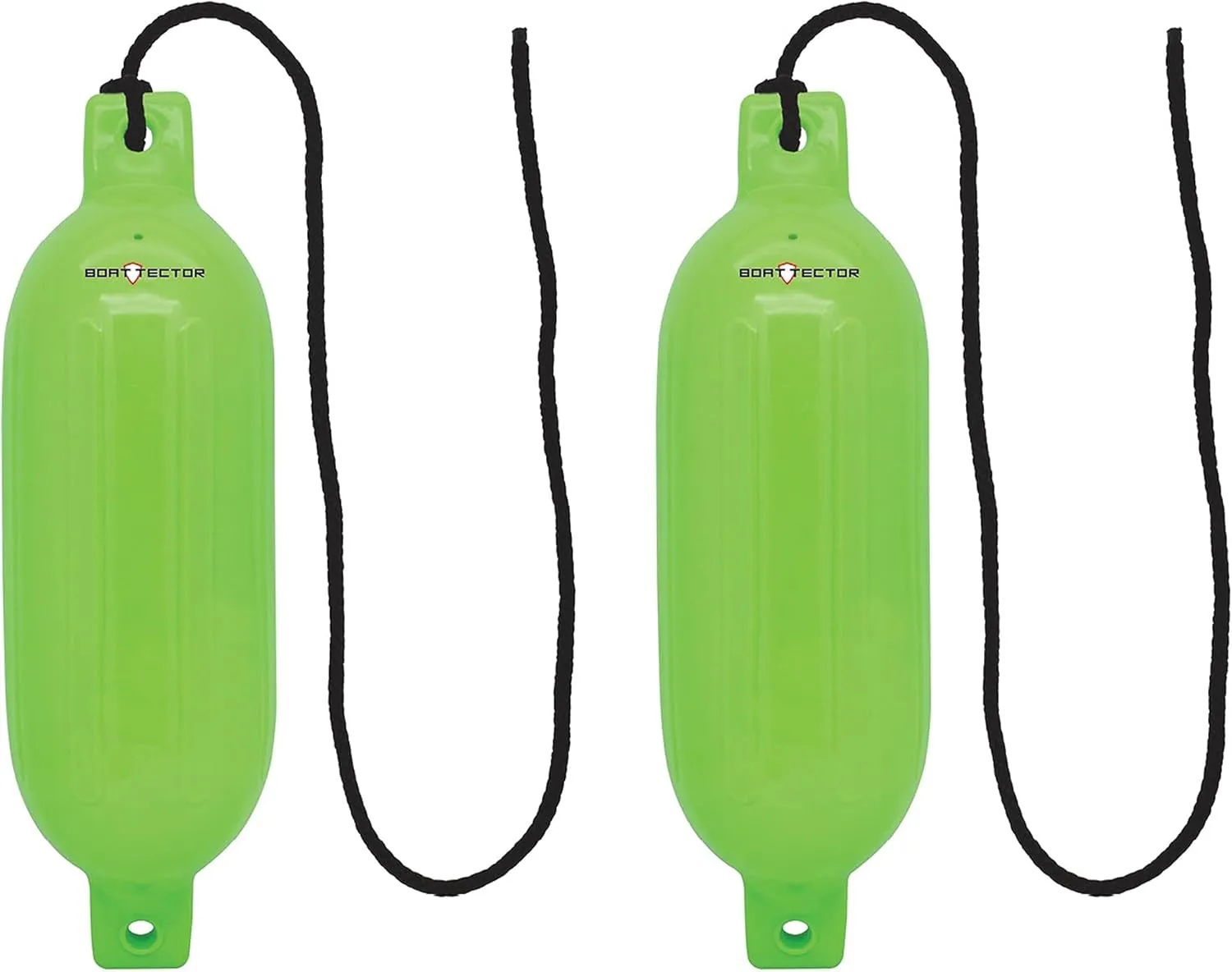 Extreme Max 3006.7602 BoatTector Inflatable Fender Value 2-Pack - 6.5" x 22", Neon Green