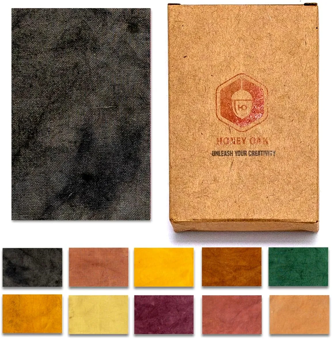 Fabric Dye with Natural Extract Colors | Ideal for Coloring Clothes Scarves Bags Bandanas | DIY Art & Craft Set for Kids and Adults | Painting Party Supplies (Grey)