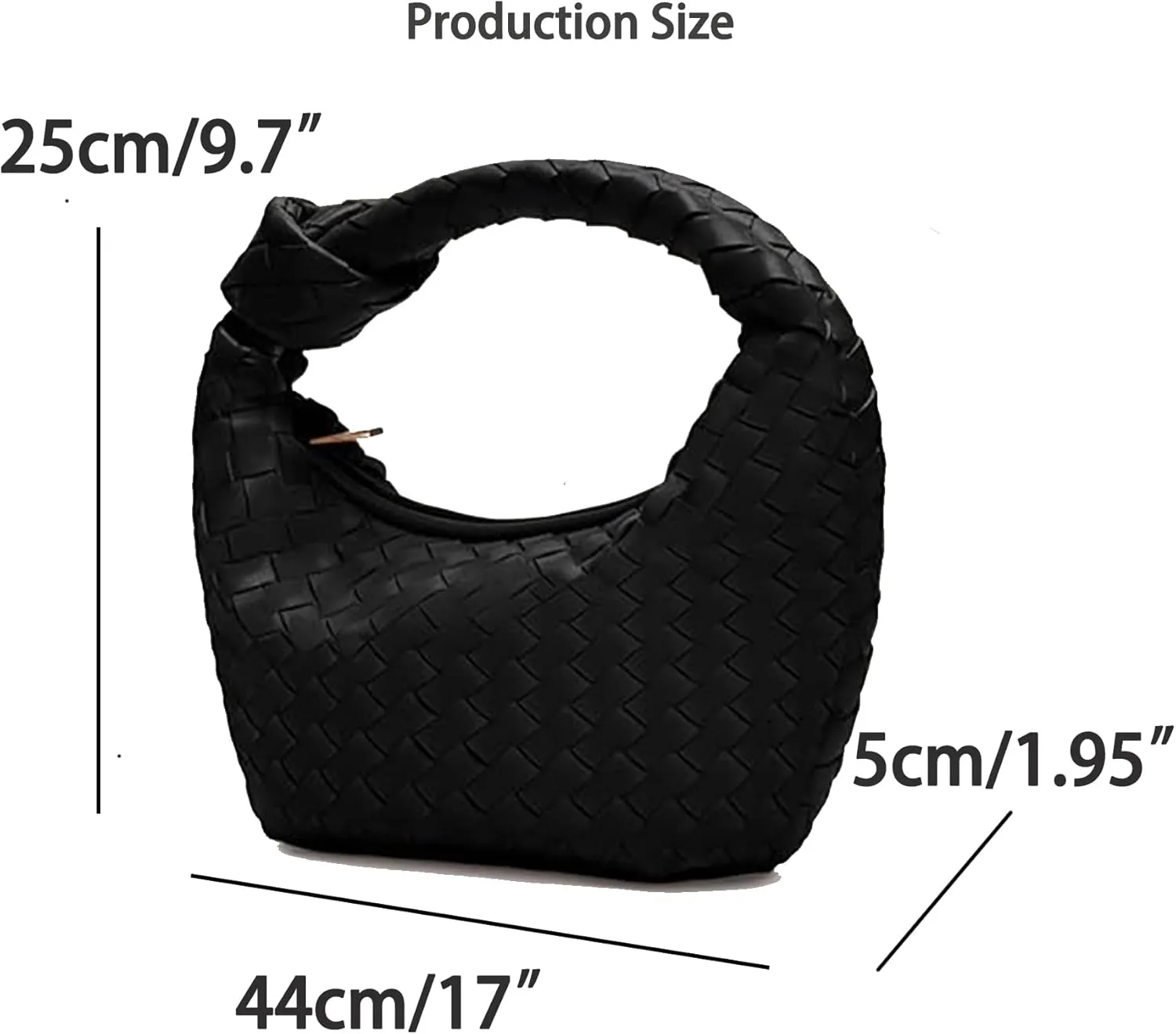 Fashion Knotted Small Top Handle Purse Clutch, Woven Handbags for Women, Woven Purse, Tote bag, Hobo Bags