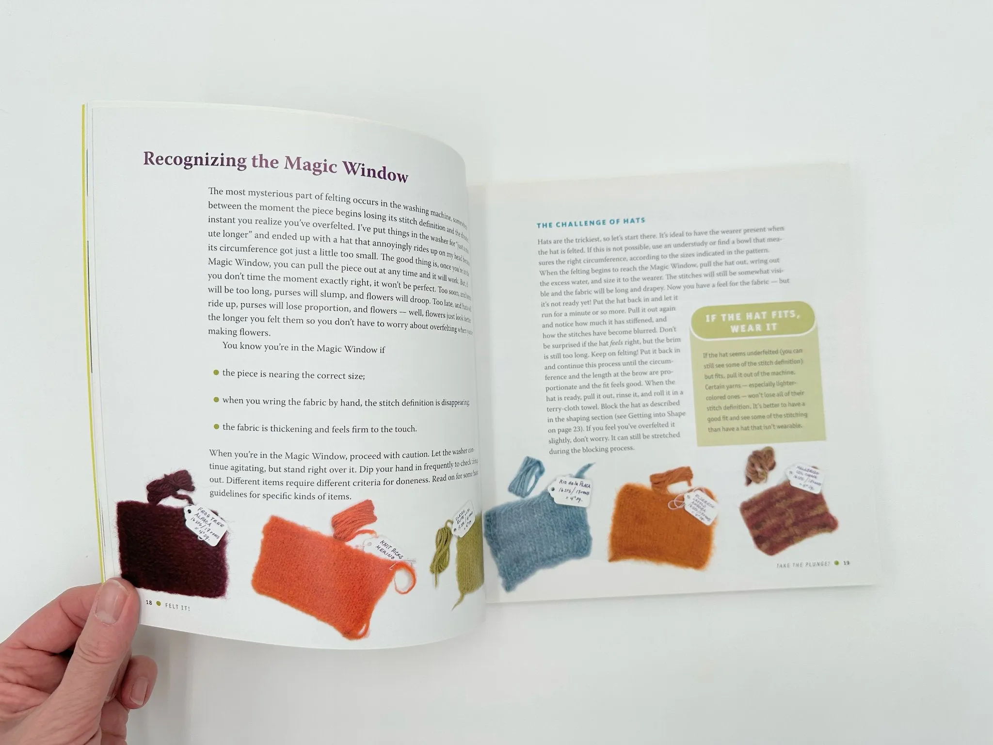 Felt It!  Book by Maggie Pace 20 Fun & Fabulous Projects to Knit and Felt