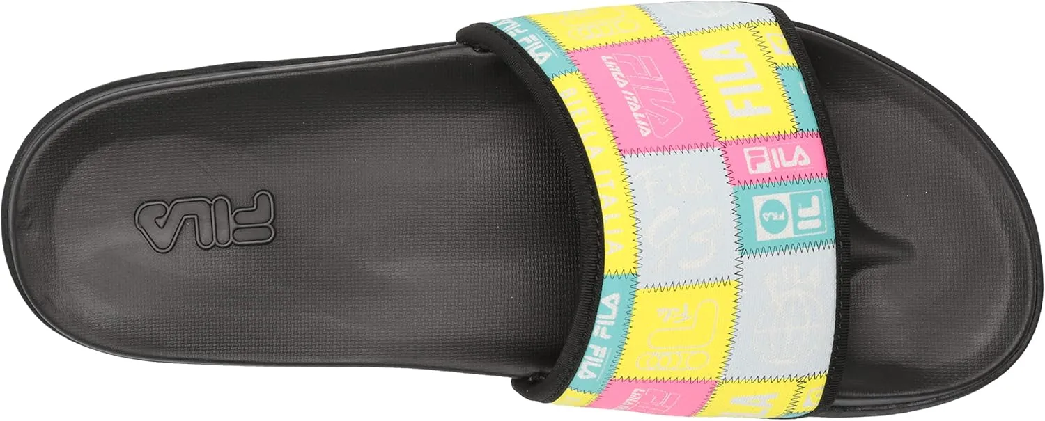 Fila Women's Drifter Lux Patchwork Slide Sandal