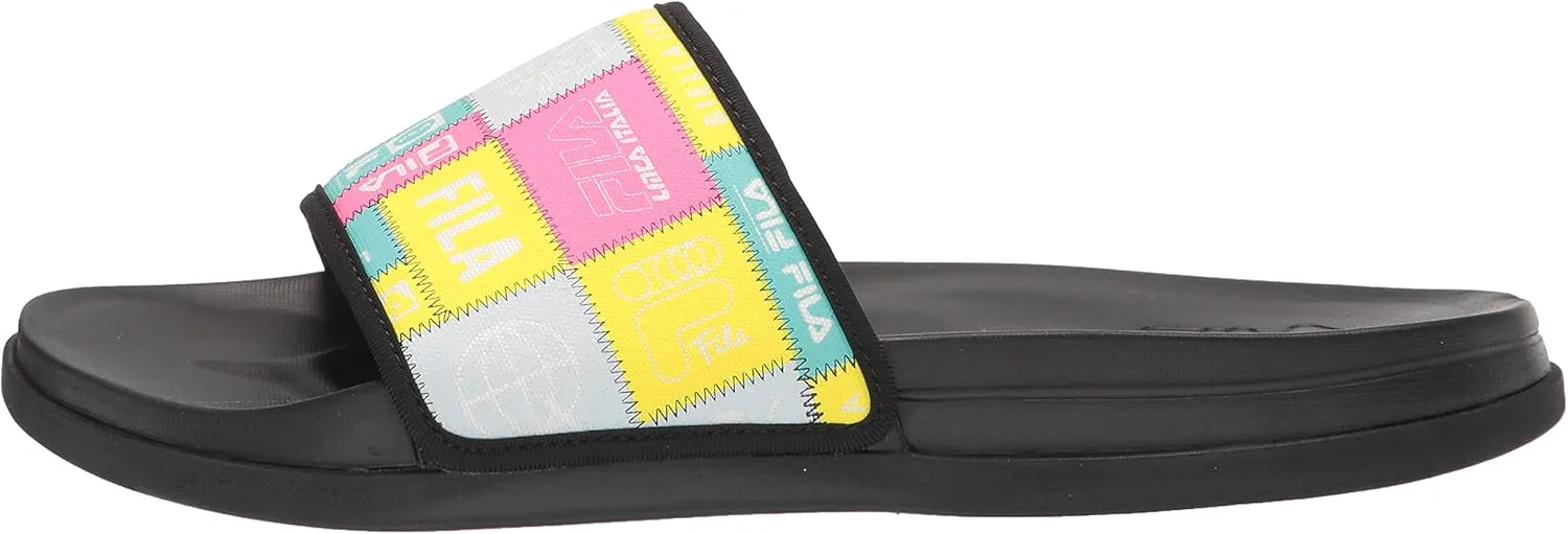 Fila Women's Drifter Lux Patchwork Slide Sandal