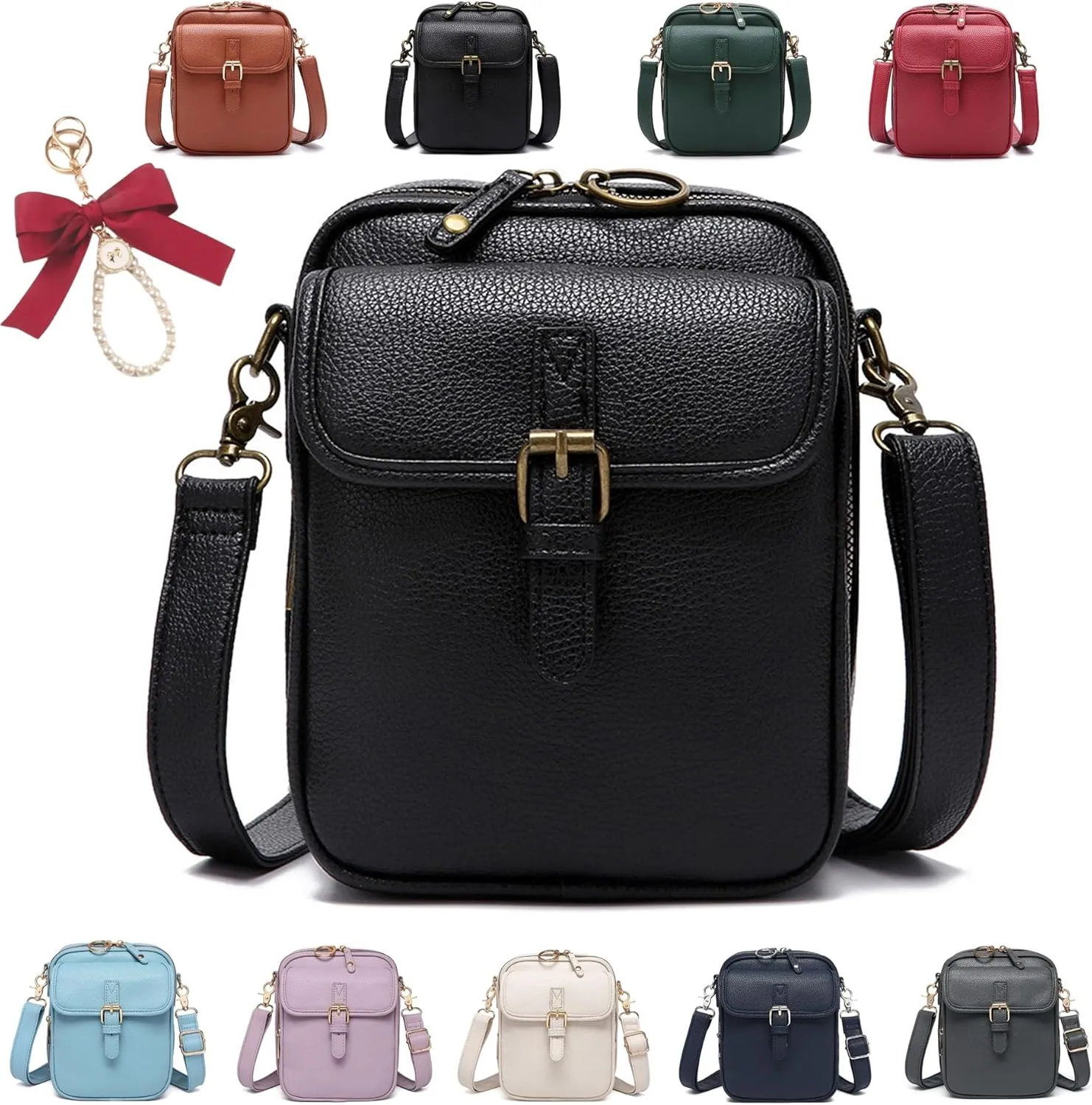 Forcipower Crossbody Bag, Collaboraten1 Urvashi Collaborateam Tojoyride Collaboration Anti Theft Leather Shoulder Bags