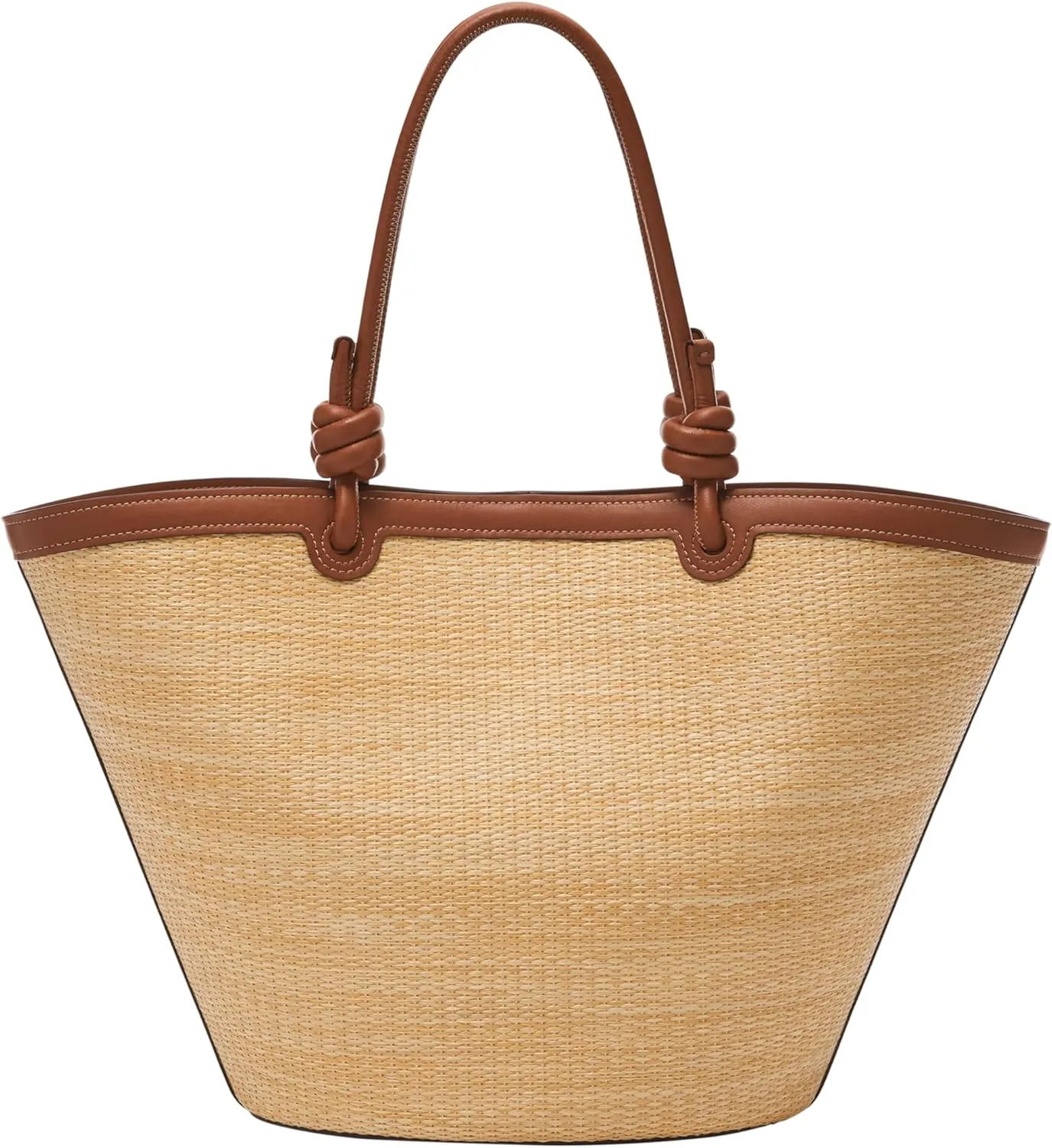 Fossil Rachel Tote Bag, Straw/Brown
