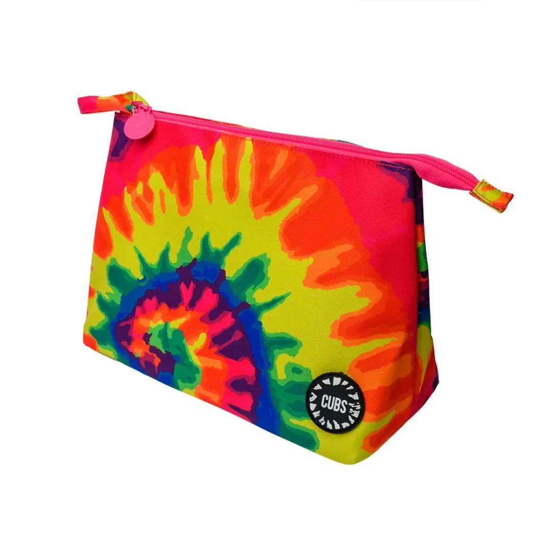 Fuchsia Tie Dye Large Pouch