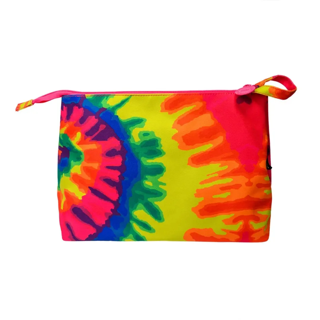 Fuchsia Tie Dye Large Pouch