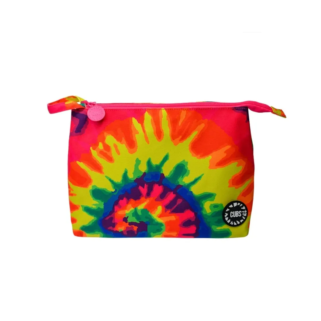 Fuchsia Tie Dye Large Pouch