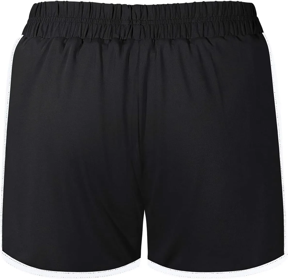 Fulbelle Running Shorts with Pockets Women Double Layer Athletic Workout Gym Shorts