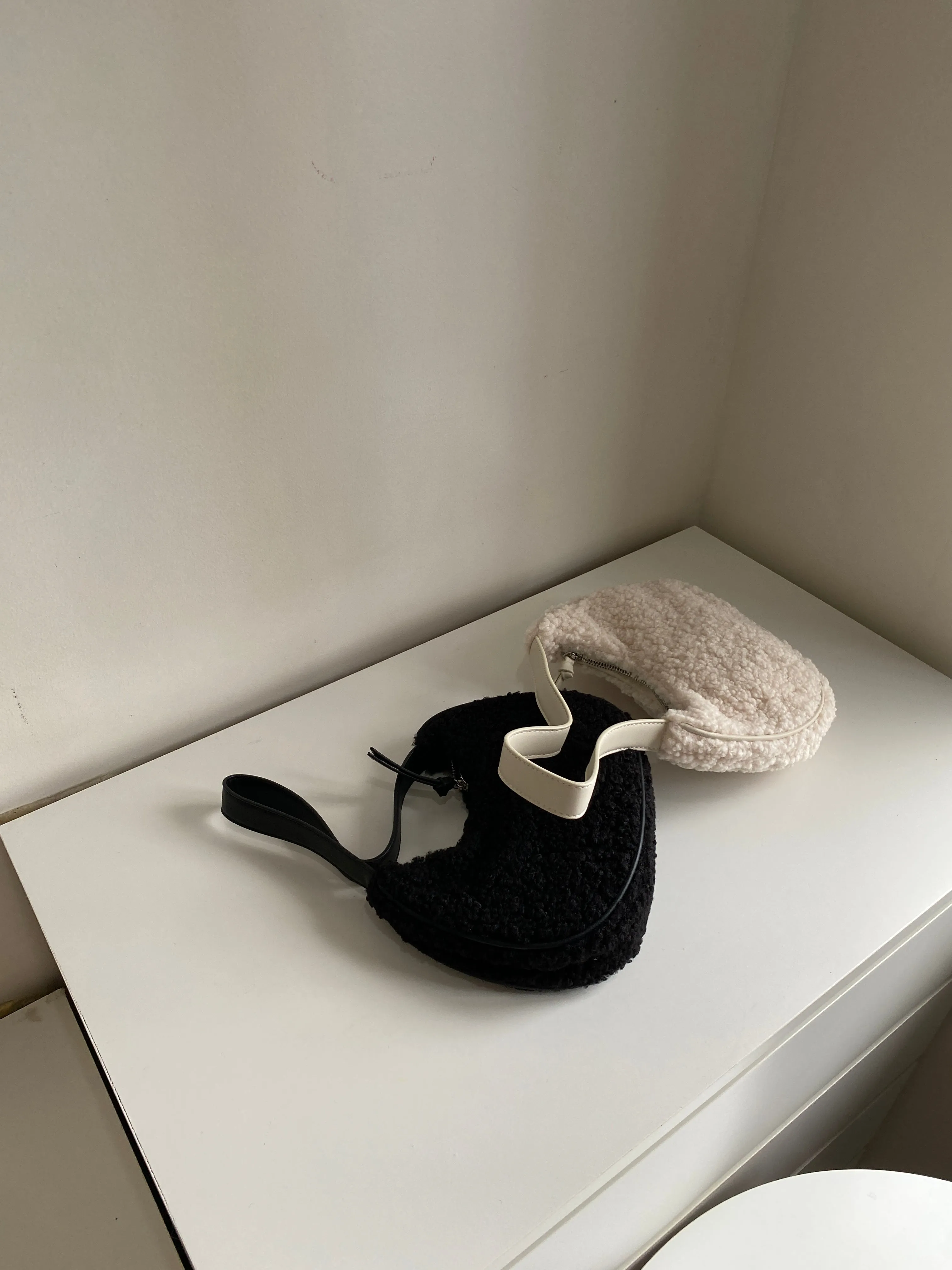 Fuzzy Baguette Bag - Alpine
