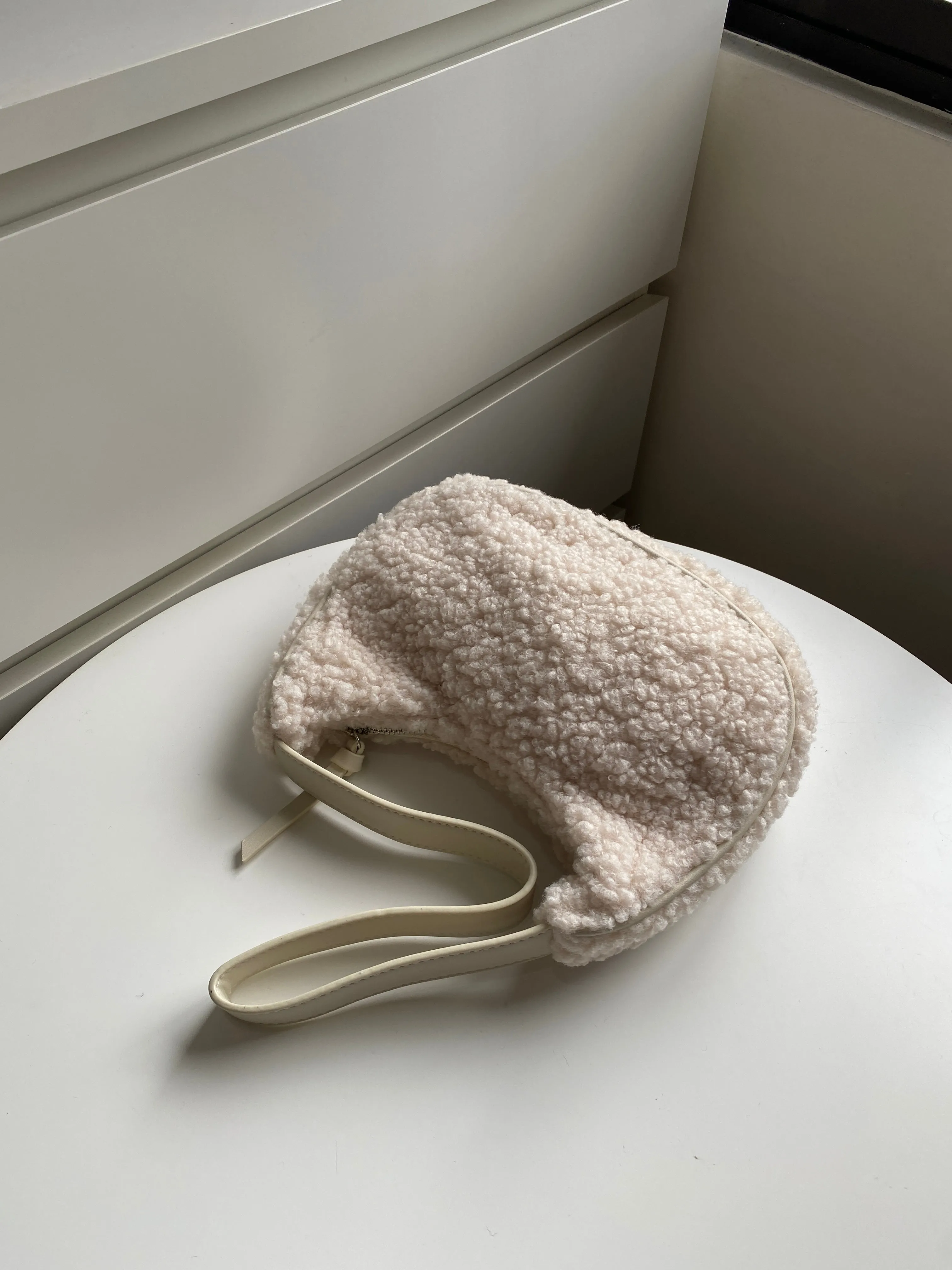 Fuzzy Baguette Bag - Alpine