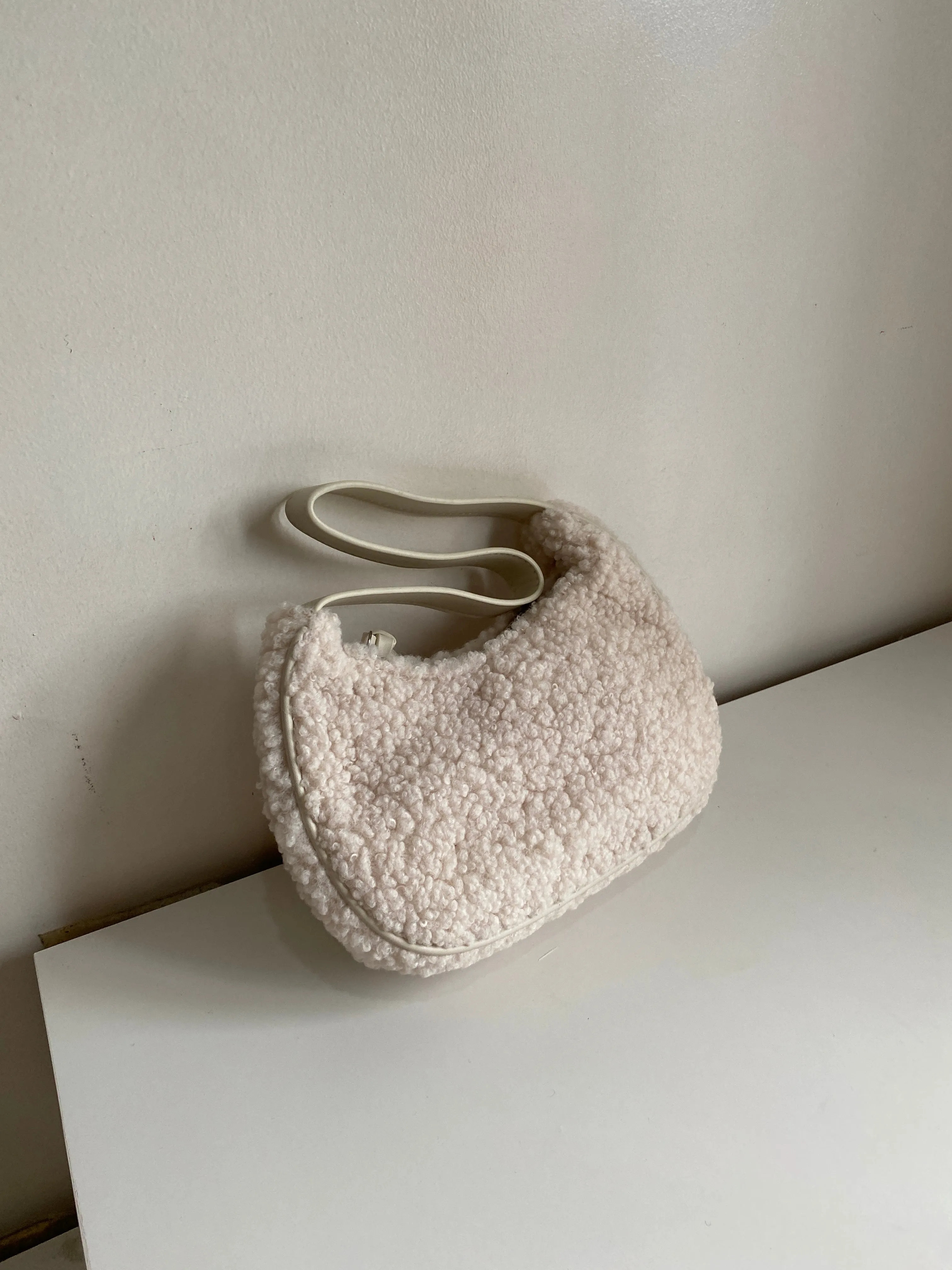 Fuzzy Baguette Bag - Alpine