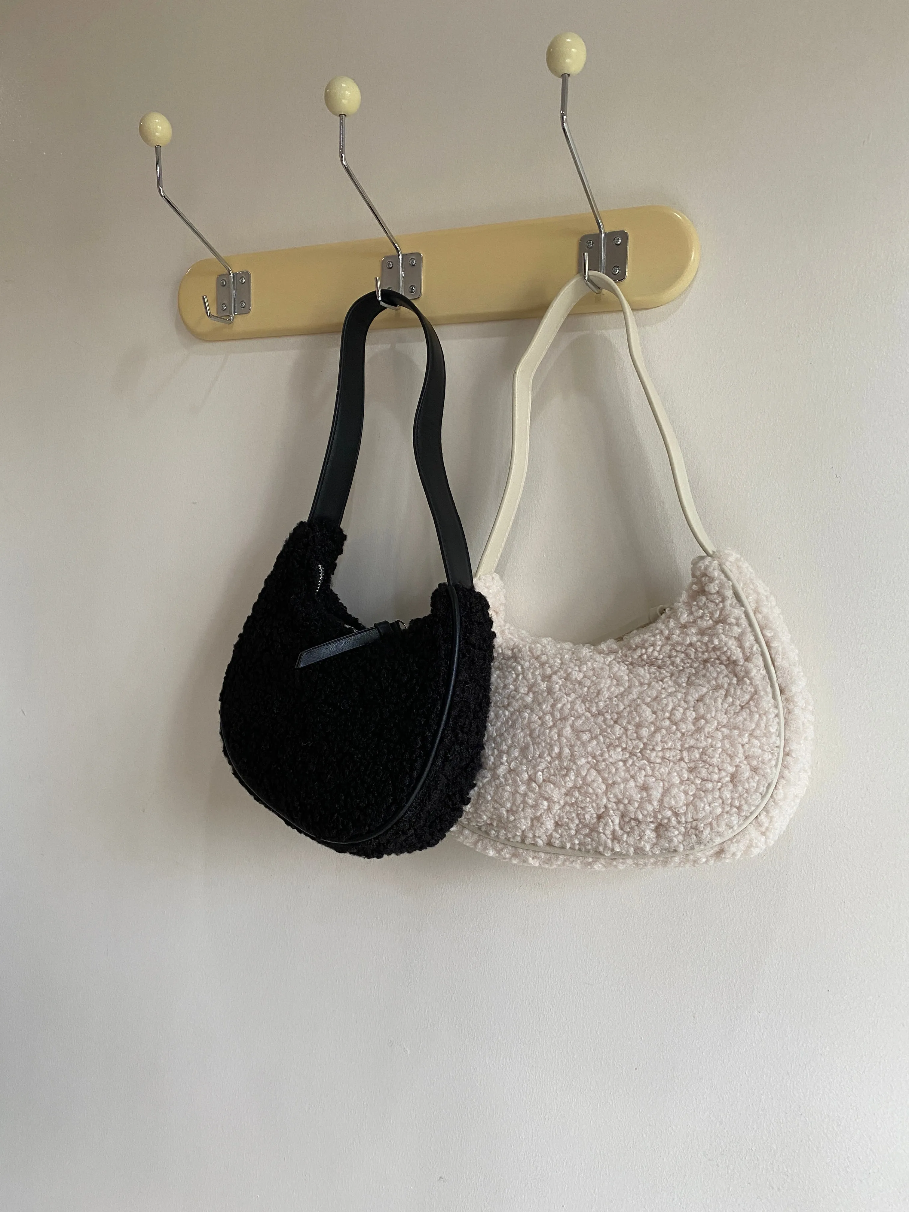 Fuzzy Baguette Bag - Alpine
