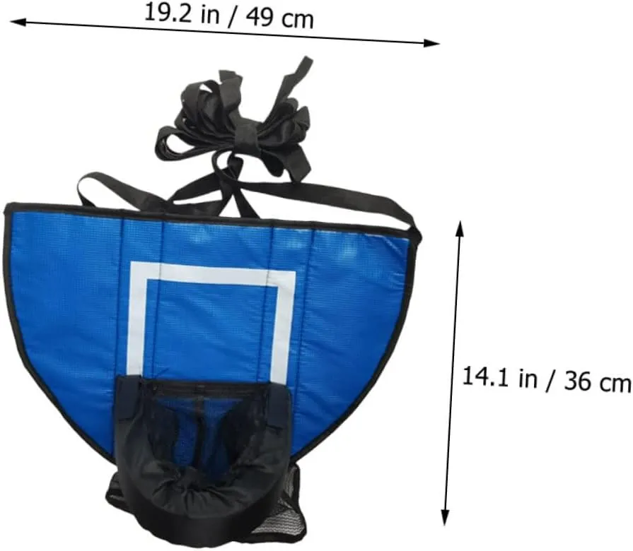 GALPADA Basketball Frame for Trampoline Basketball Hoop Indoor Wall Mounted Trampoline Supplies Trampoline Ball