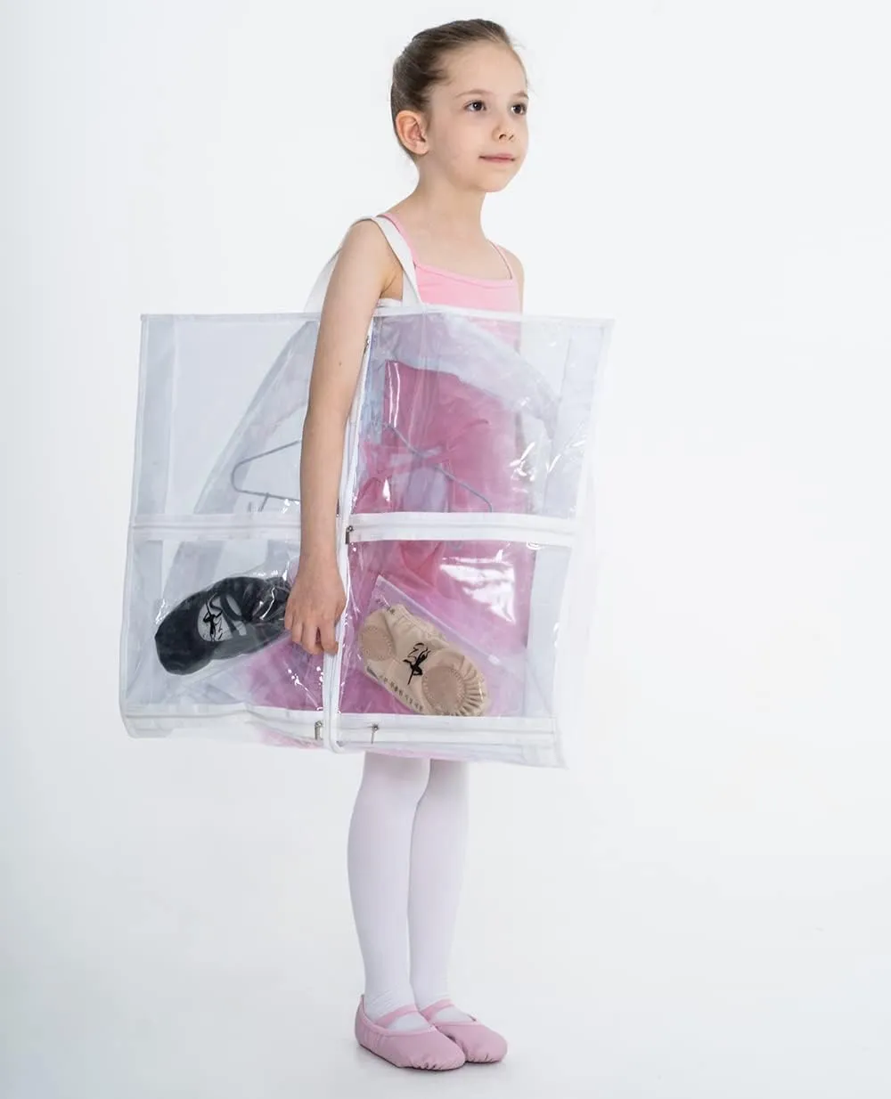 Garment Bag Dance Costume Bag Hanging Suit Bag for Dance Competitions/Travel/Storage Closet