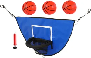 Garneck 1 Set Indoor Trampoline Basketball Hoop Frame for Trampoline Basketball Play Easy Installation Space Saving Design Compatible with Models Encourages Active Fun