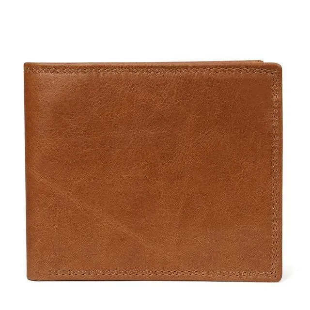 GENODERN™ Classic Bi-Fold Genuine Leather Wallet