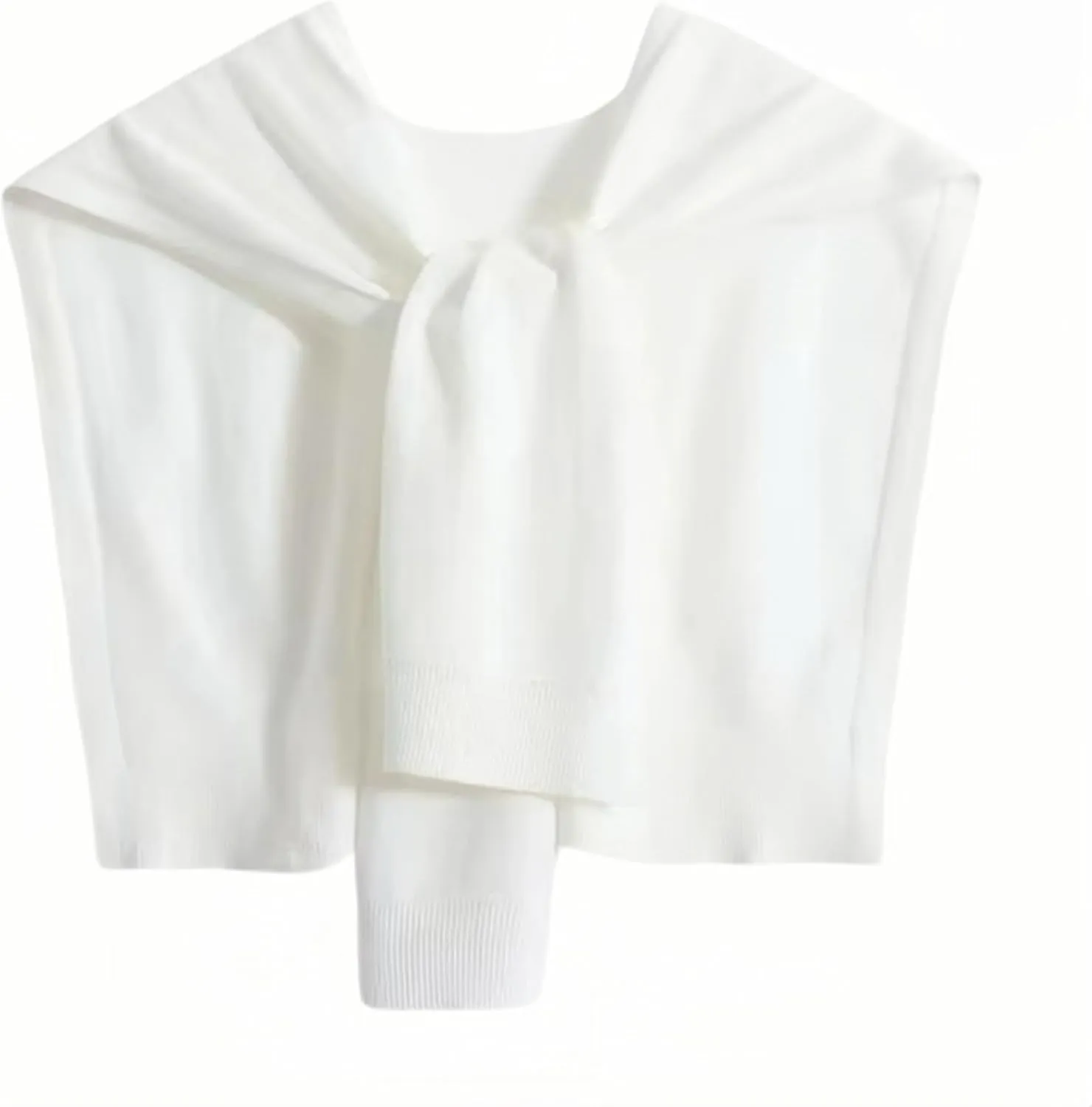 Geyoga Sweater Shawl Wraps for Women Sweater Knitted Knotted Shawls Casual Scarf Cape Shoulder Tops Blouses Fashion Wrap