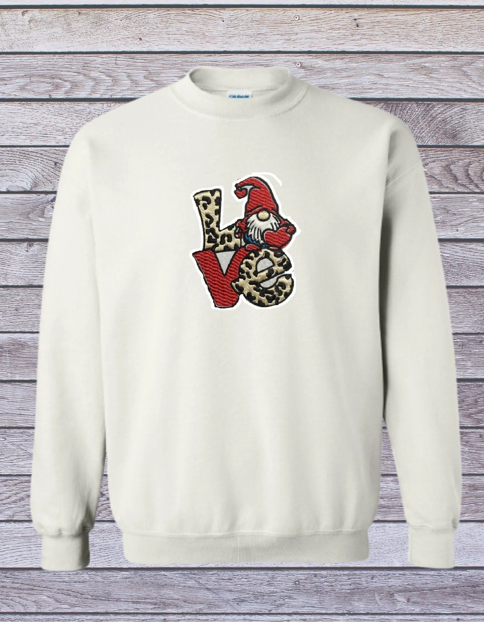 Gnome LOVE t-shirt hoodie sweatshirt  crewneck tshirt embroidered high quality hand made personalised gift detailed design