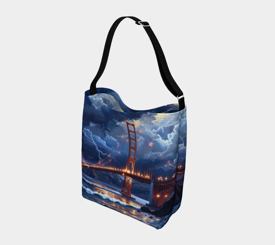 Golden Gate Blue 1 Day Tote