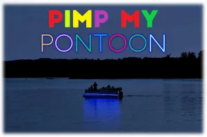 Green Blob Outdoors Pimp My Pontoon Neon Multi-Color with 25ft Waterproof Neon Strips, Underdeck Lighting Kit Includes Stylish Red & Green Navigation Strips