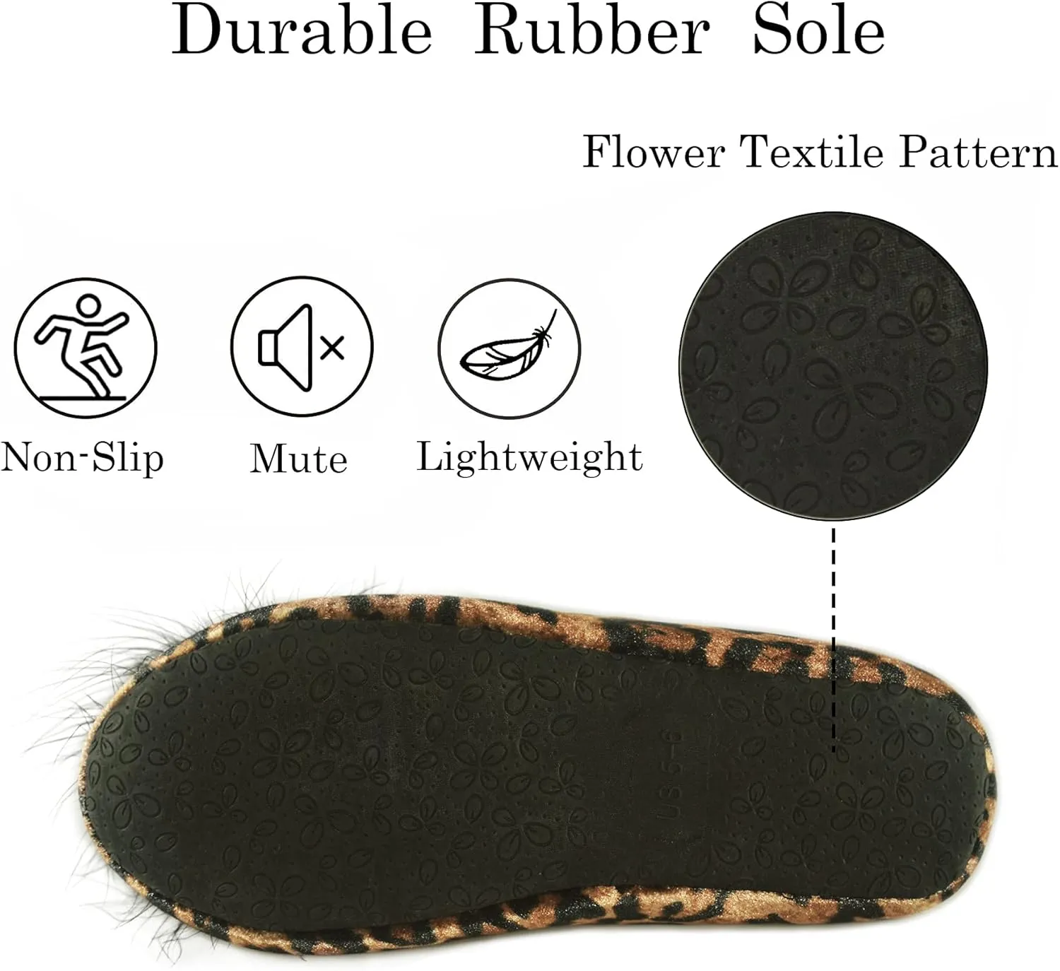 GRITHEIM Women's Fuzzy Pom Pom Velvet Memory Foam House Slippers Ladies Cozy Chenille Knit Bedroom Slippers Non-slip Sole Indoor Outdoor