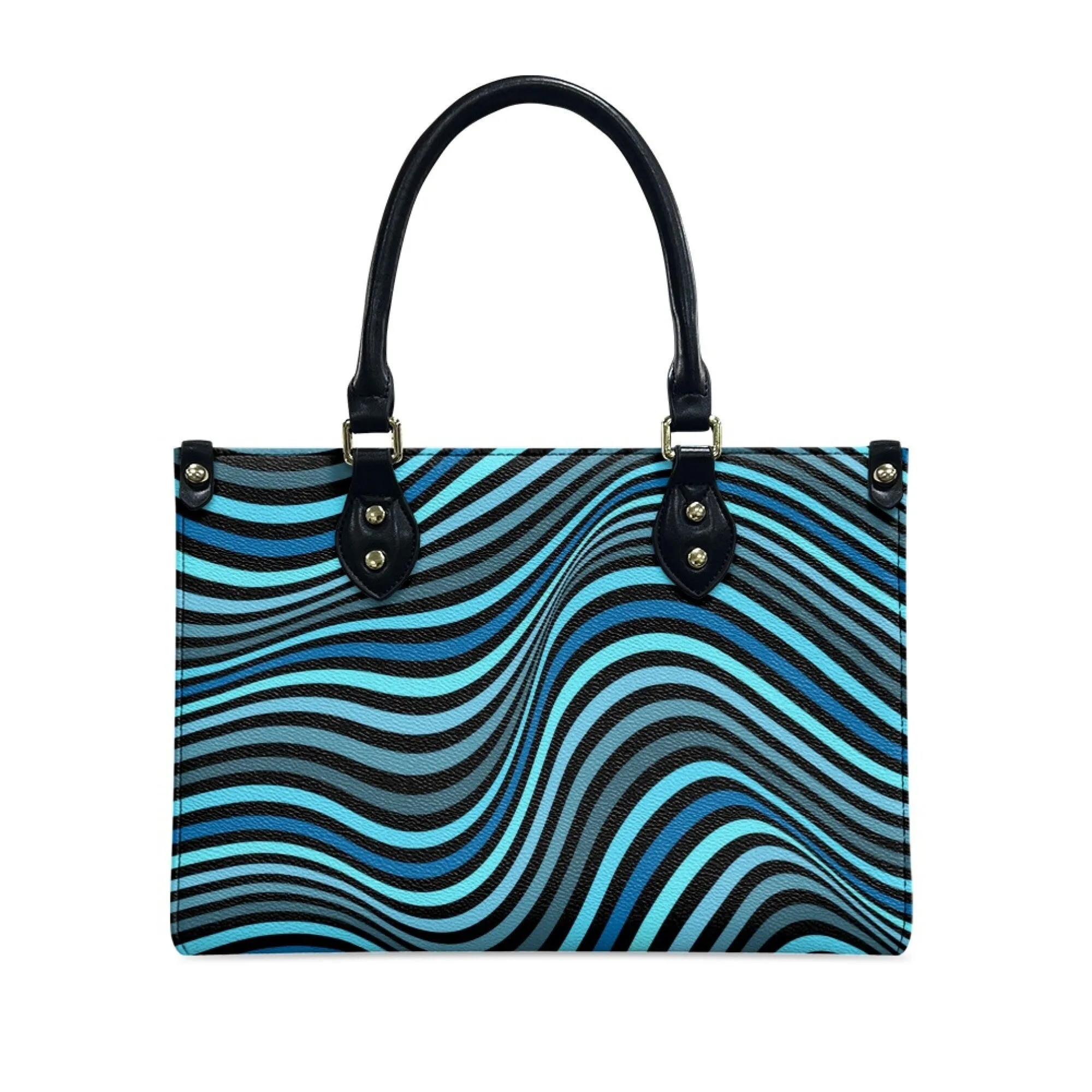 Groovy 70s Style handbag, Vintage Purse Style, Retro Handbag, Blue Stripe Handbag, Vintage handbag style, 70s inspired Bag