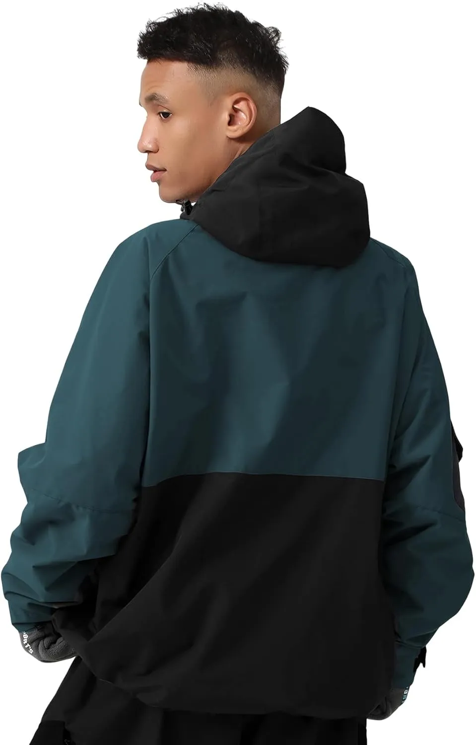 GSOU SNOW Mens Womens Ski Jacket Baggy Snowboard Coat Waterproof Insulated Snow Hoodie Loose Fit For Winter Outdoor Sports