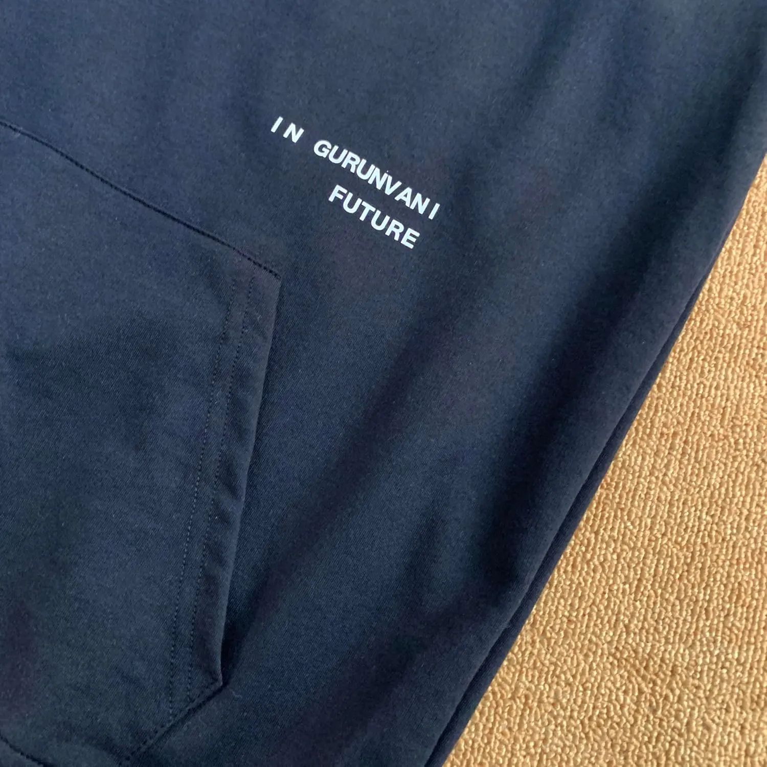 GURUNVANI Contrast Color Pullover Hoodie Mens Patchwork Hoodies Men