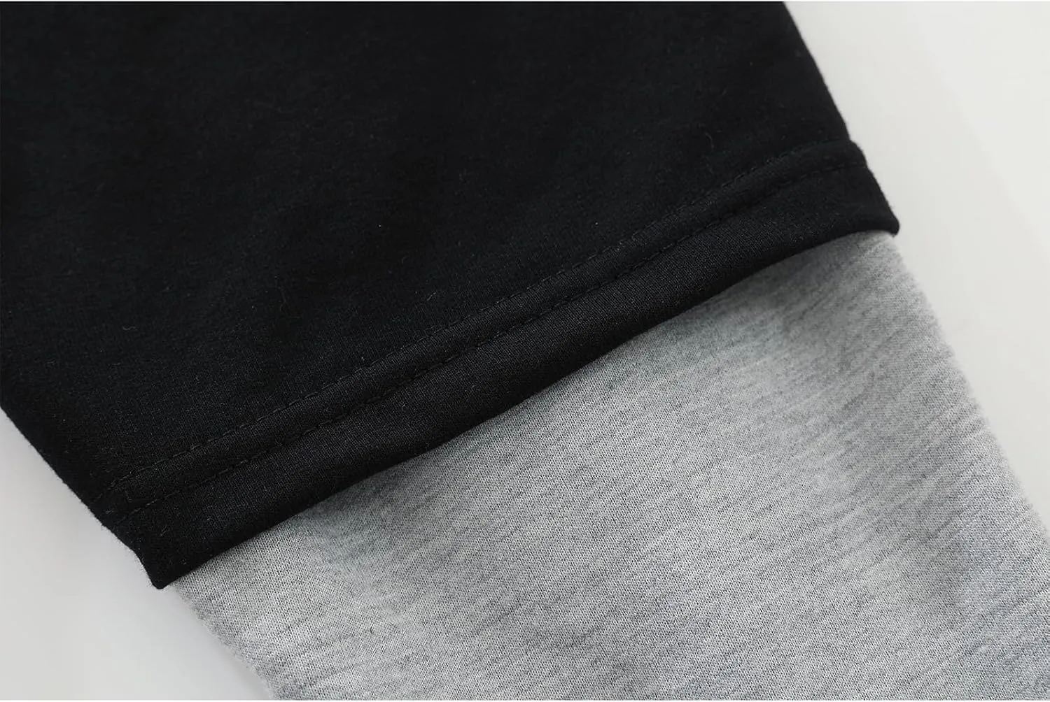 GURUNVANI Contrast Color Pullover Hoodie Mens Patchwork Hoodies Men