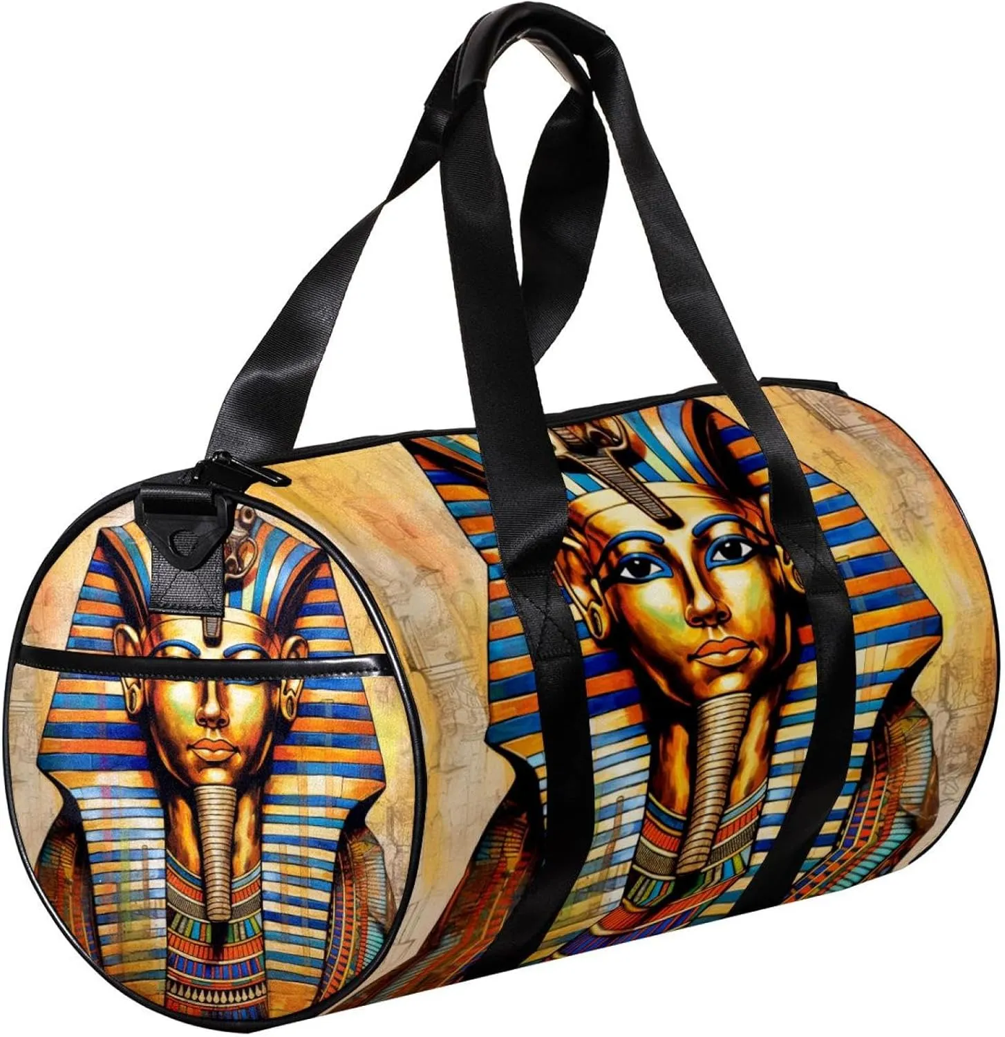 Gym Bags for Women,Duffle Bag for Travel,Egyptian Ancient Retro Nation,Gym Bag for Men