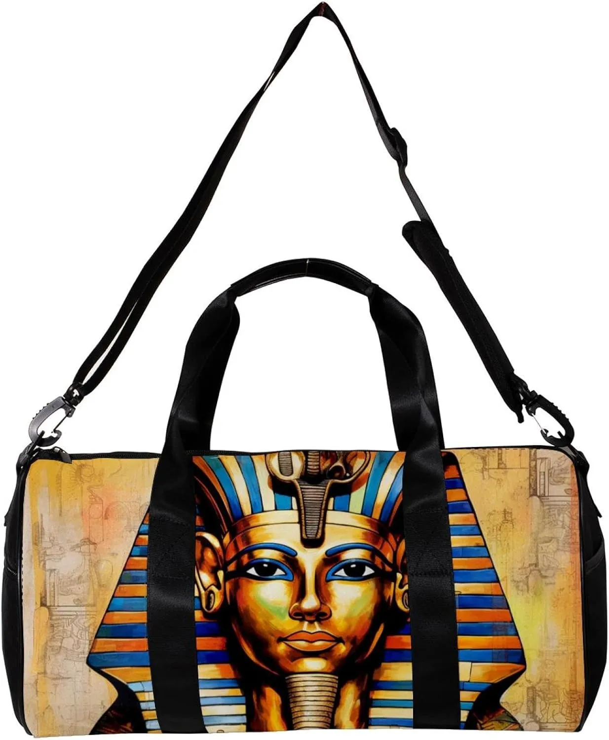 Gym Bags for Women,Duffle Bag for Travel,Egyptian Ancient Retro Nation,Gym Bag for Men