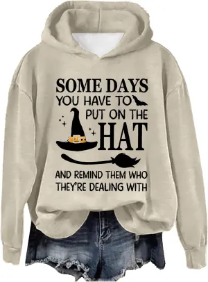 Halloween spooky Sweatshirts Women's Fashion Casual Letter Halloween Printed Round Halloween Cute Crewneck
