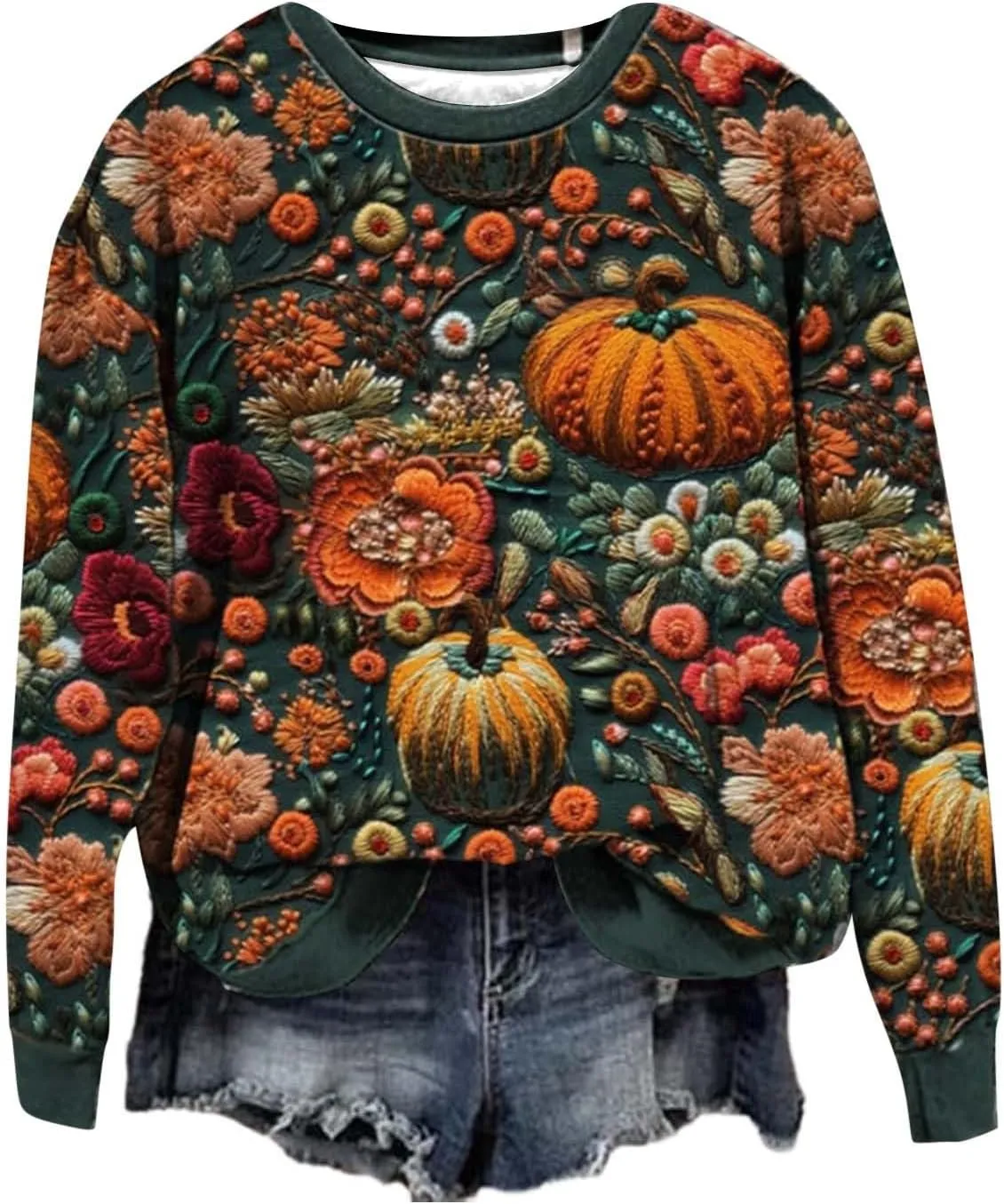 Halloween Sweatshirts Tops Fall Clothes 2024 Women's Yes I Can Drive Sweatshirts Casual Long Sleeve Crewneck for