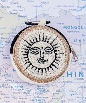Hand Crochet Round Pouch