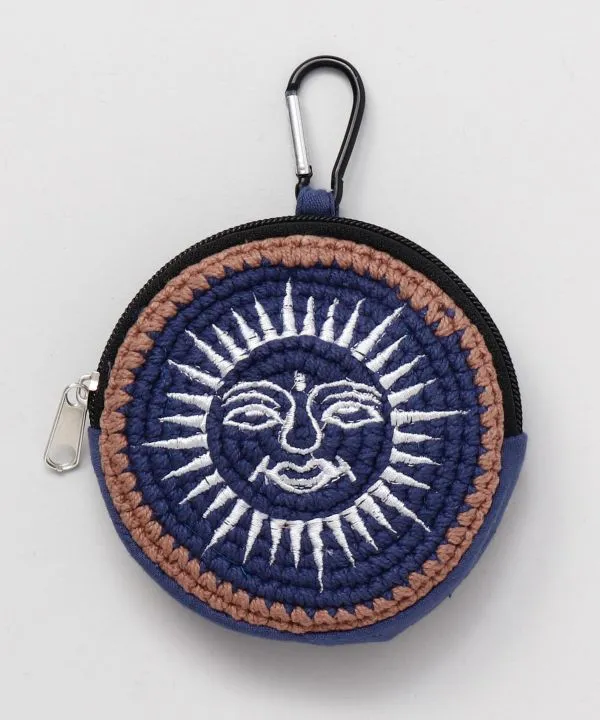 Hand Crochet Round Pouch