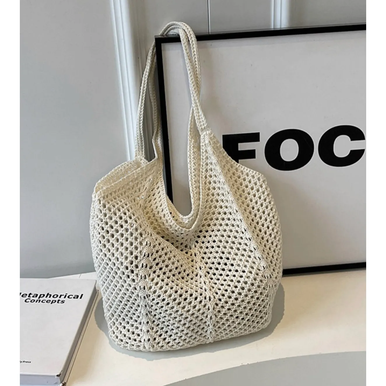 Hand Knit Shoulder Bags