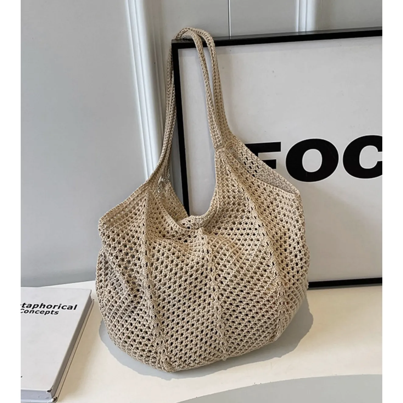 Hand Knit Shoulder Bags