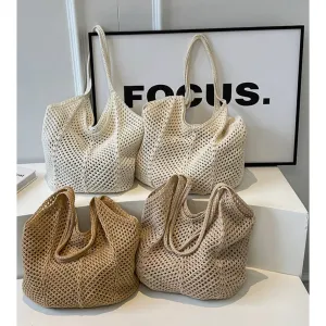 Hand Knit Shoulder Bags