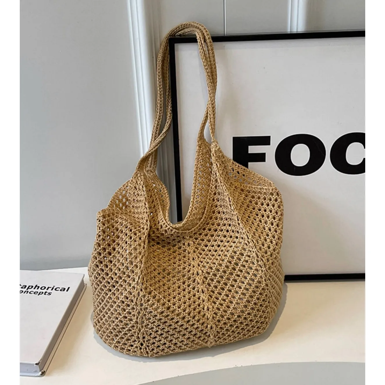Hand Knit Shoulder Bags