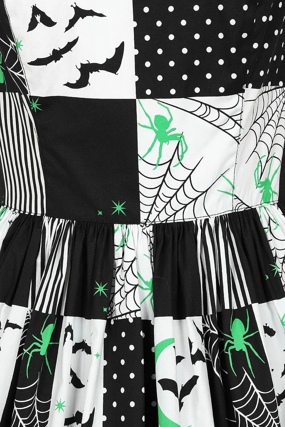 Hell Bunny Annie Bats and Spider Moon Gothic Wicca Witchcraft 50's Dress