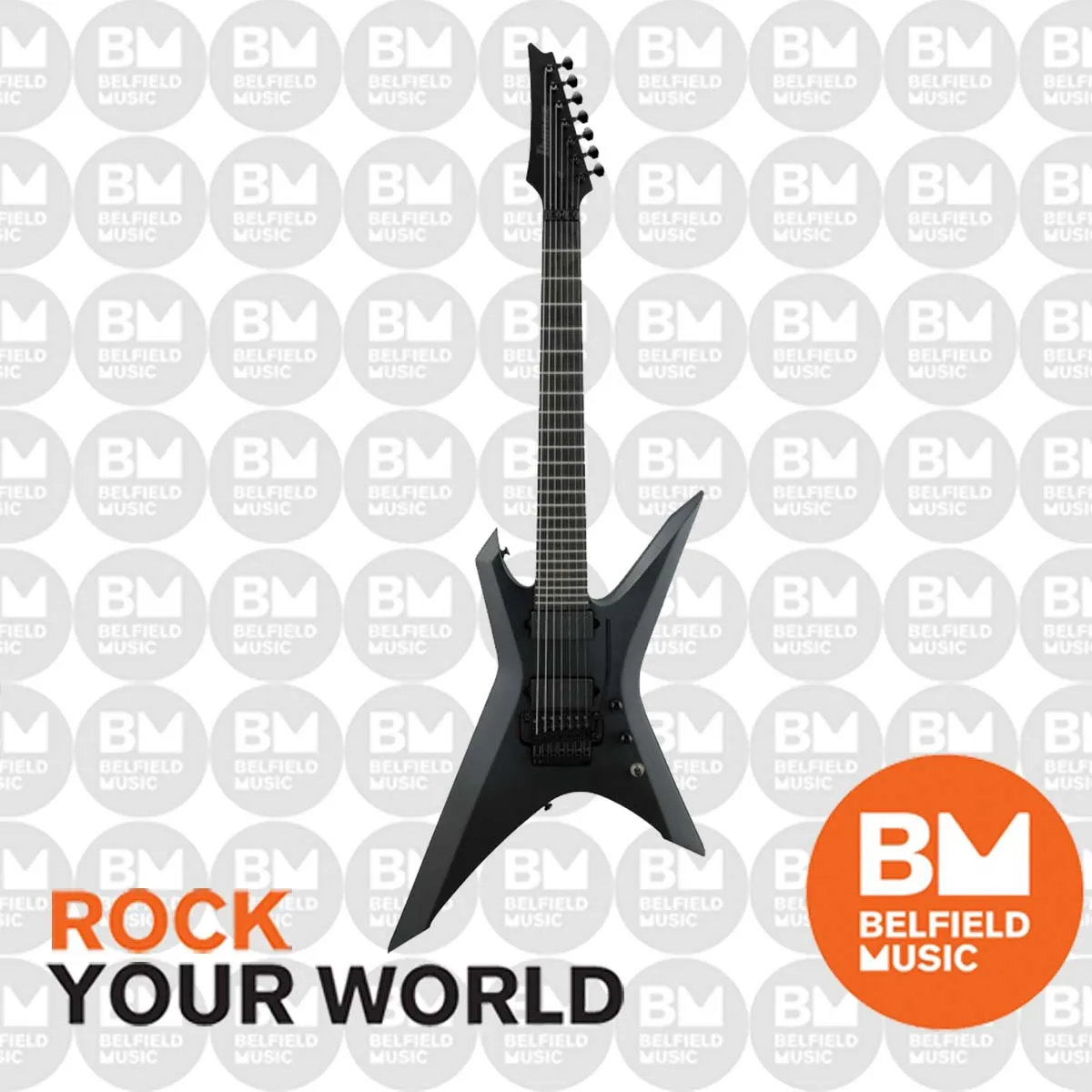 Ibanez Iron Label XPTB720 XIPHOS Electric Guitar 7-String Black Flat w/ GigBag