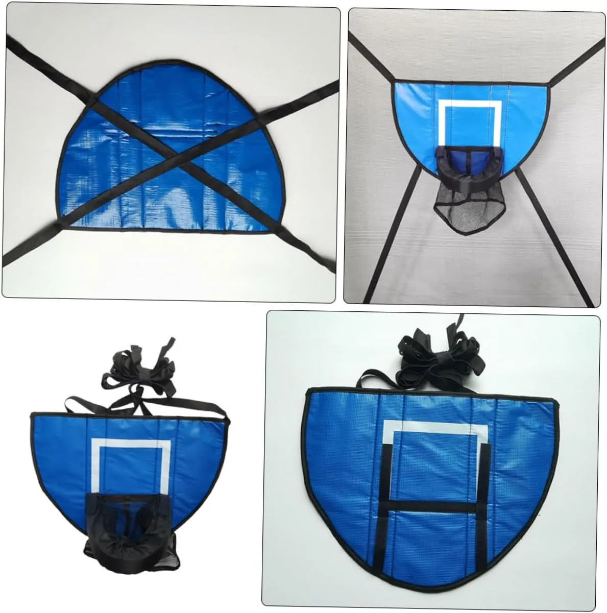 Indoor Trampoline Basketball Hoop Funny Basketball Frame for Safe Indoor Sports Rack Encourages