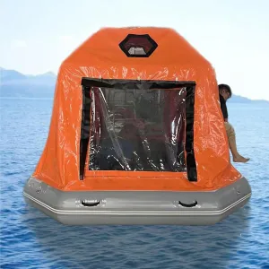 Inflatable Tents for Camping, Easy Setup Blow Up Tent with Pump, Water Floating Tent Fishing Raft Boat
