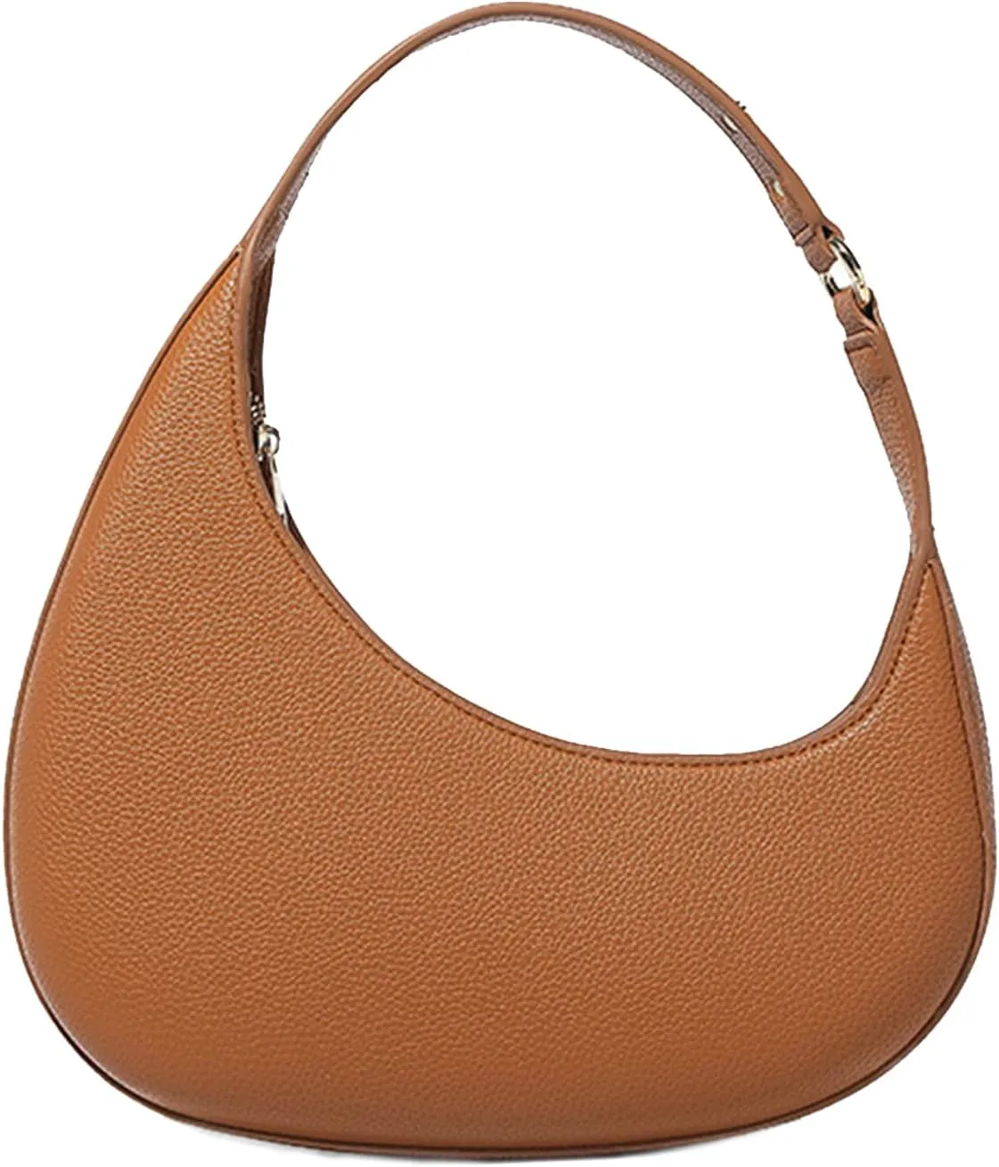 Irregular PU solid color underarm bag, women's fashionable shoulder bag