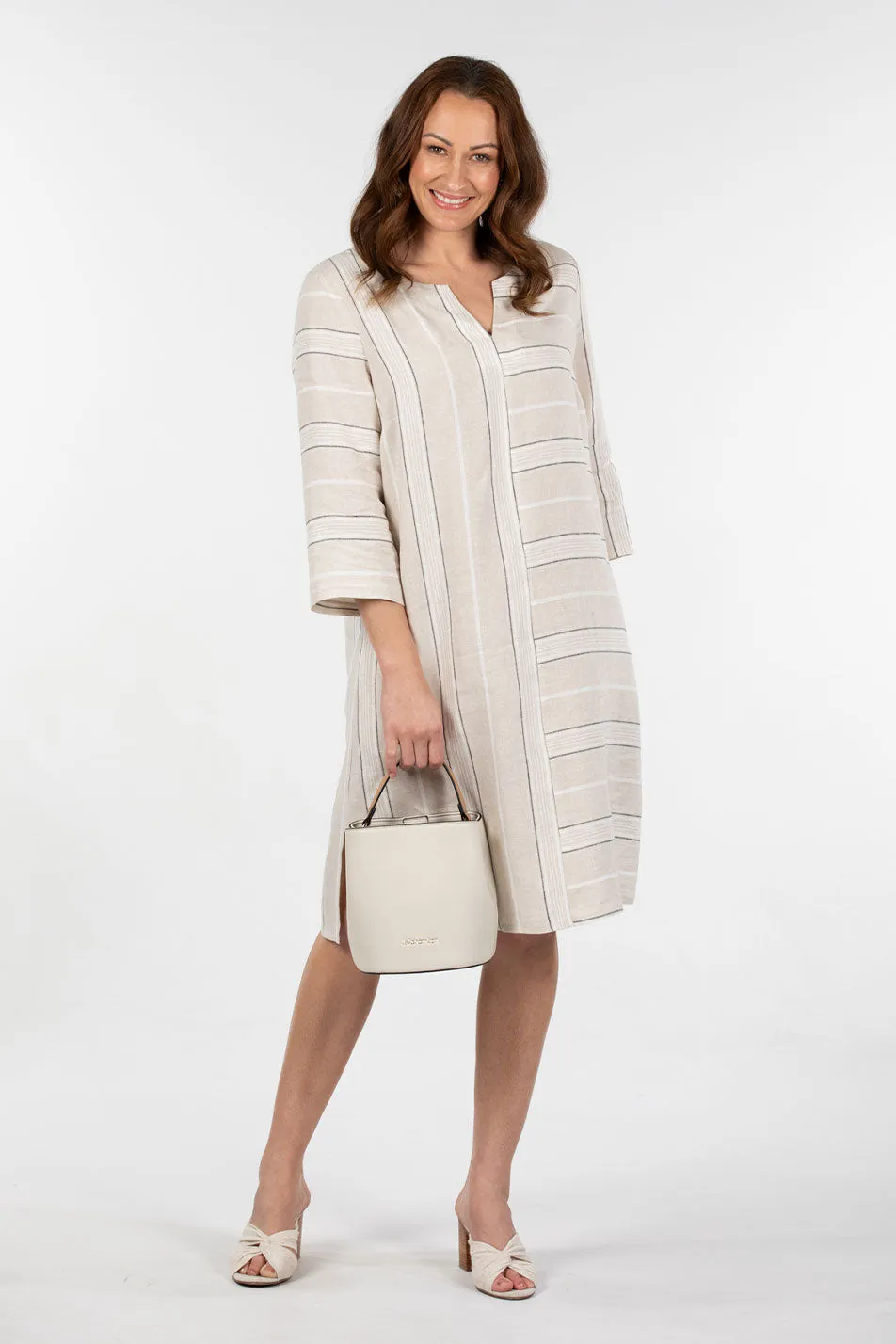 ISLAND STRIPE TUNIC DRESS